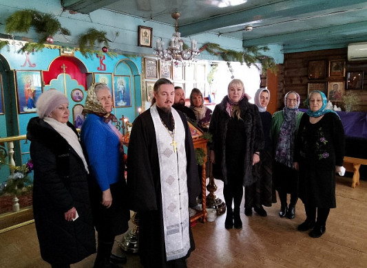 Икону мученика Иоанна Воина с частичкой мощей передали в дар храму Преображения Господня в Пучеже 